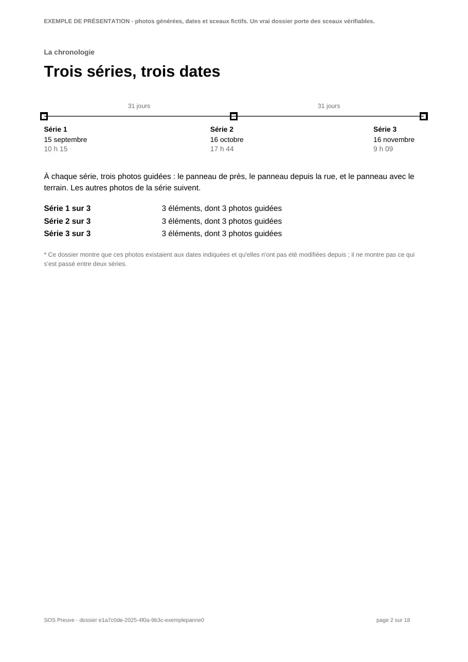 Page 2 sur 18 du dossier d'exemple