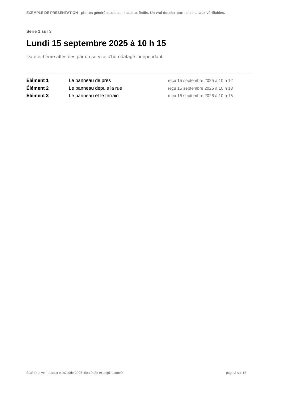 Page 3 sur 18 du dossier d'exemple