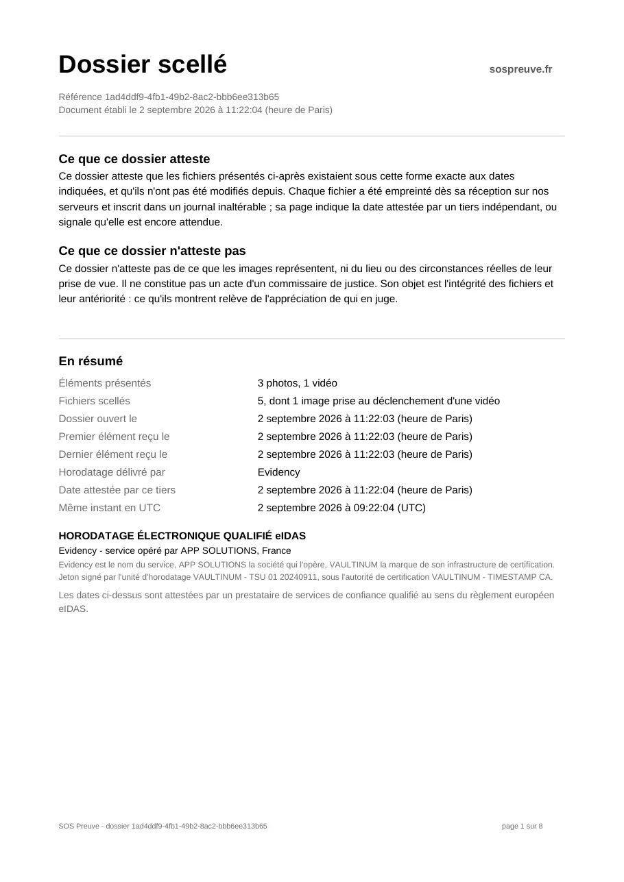Page 1 sur 8 du dossier d'exemple